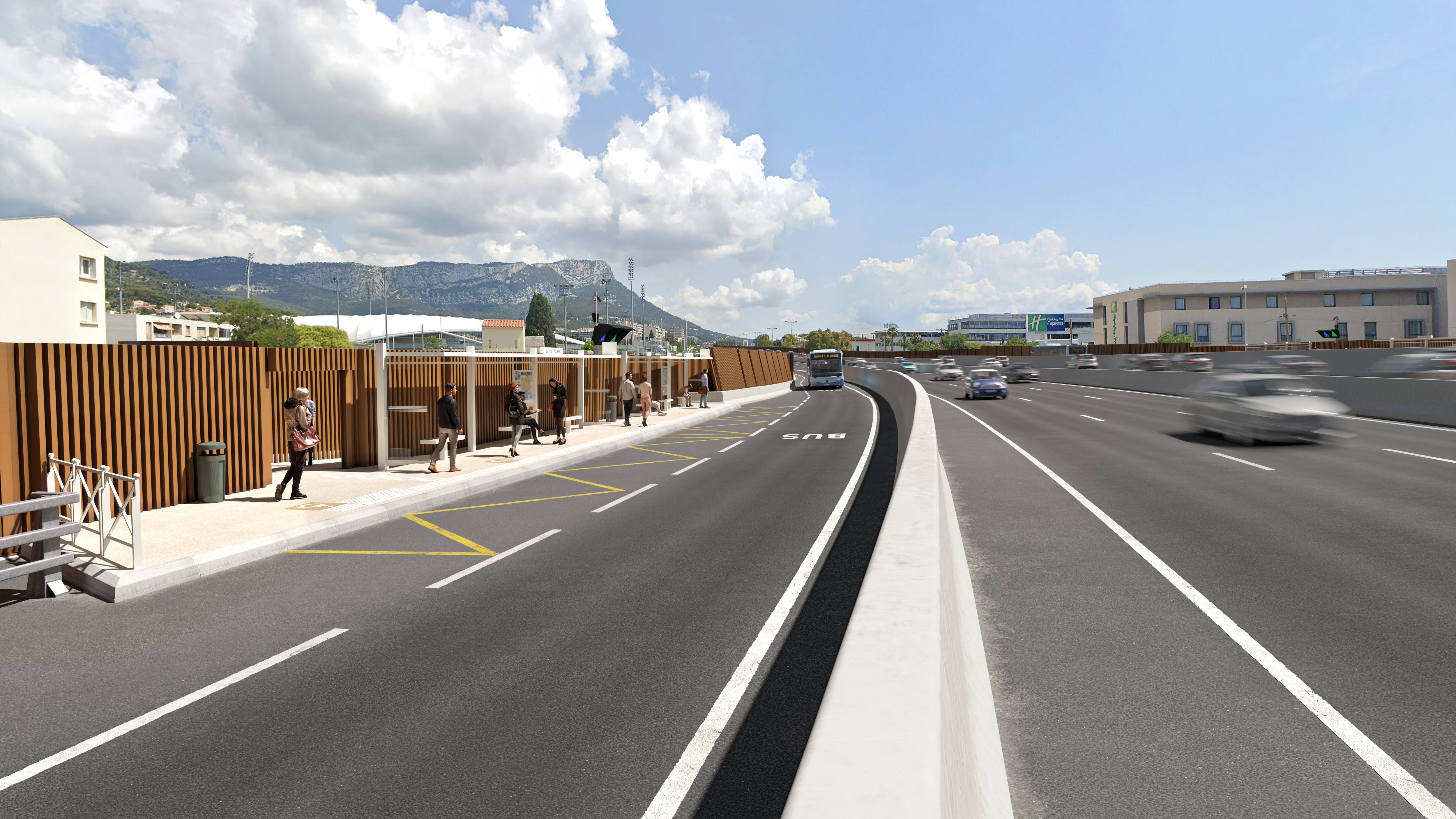 illustration de Toulon : dernière ligne droite pour le chantier de l'autoroute A57