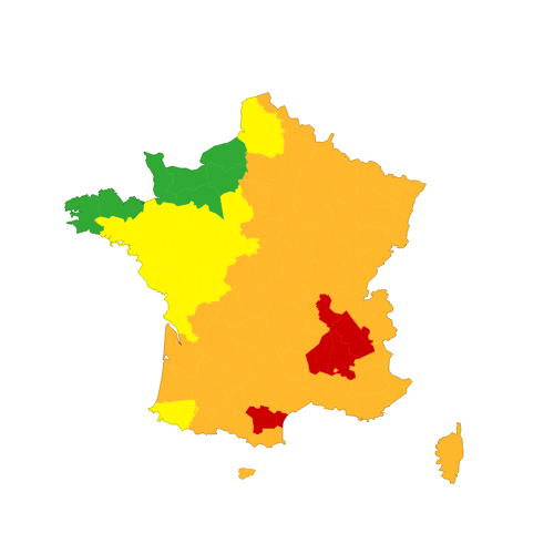 carte vigilance jour J+1
