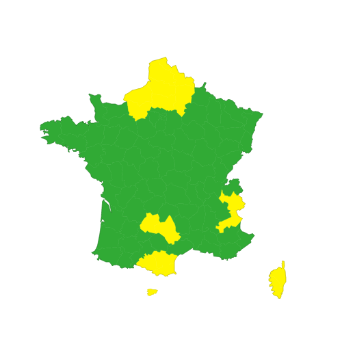 carte vigilance jour J+1