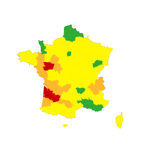 carte vigilance jour J+1
