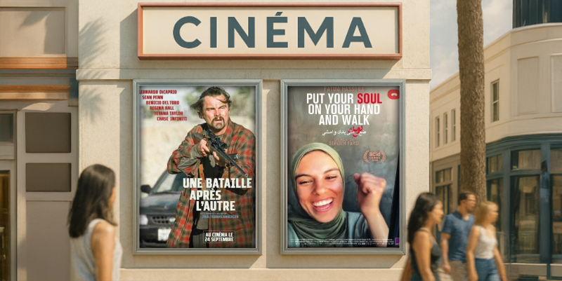 Cinéma le 24 sptembre : Une bataille après l’autre et Put Your Soul on Your Hand and Walk
