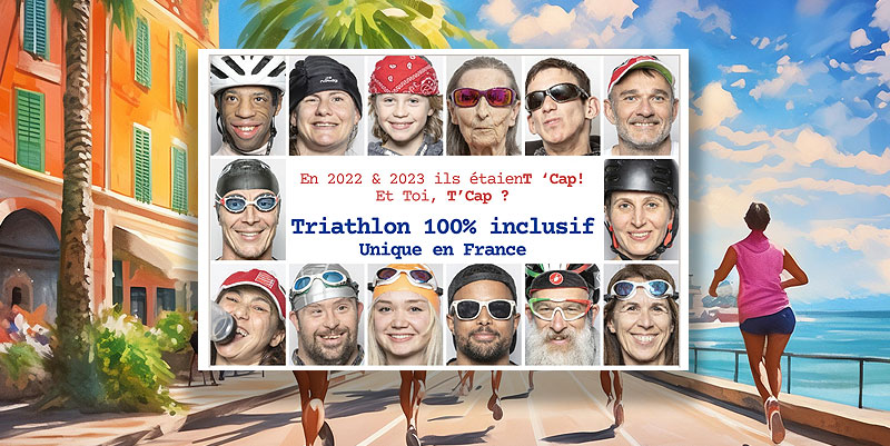 illustration de 3ème édition de T’CAP ''Triathlon 100% Inclusif'' à Nice