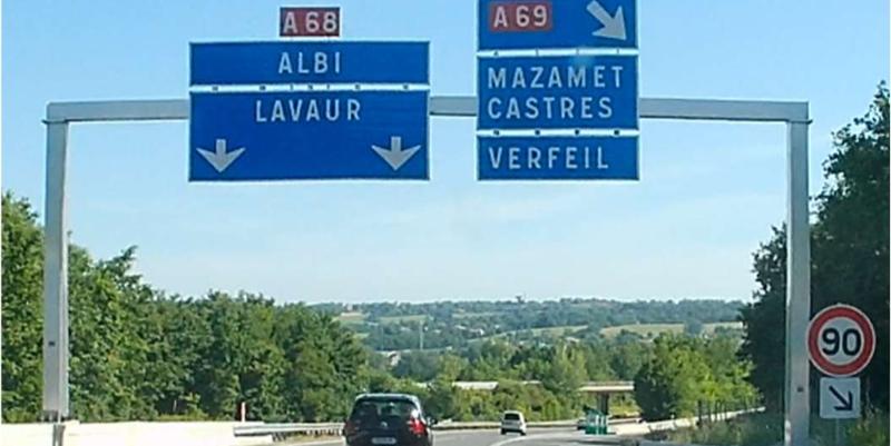 Toulouse • l'autoroute A680 élargie devient A69 : deux voies par sens et nouvel échangeur à Verfeil