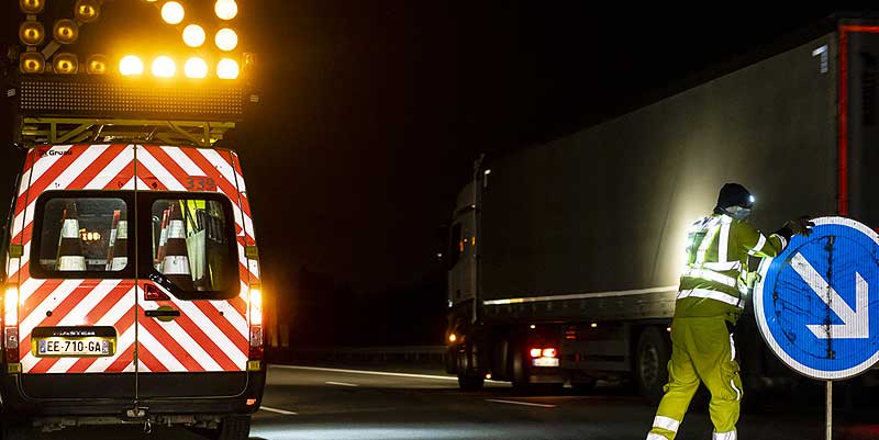 illustration de A89 Fermeture des tunnels