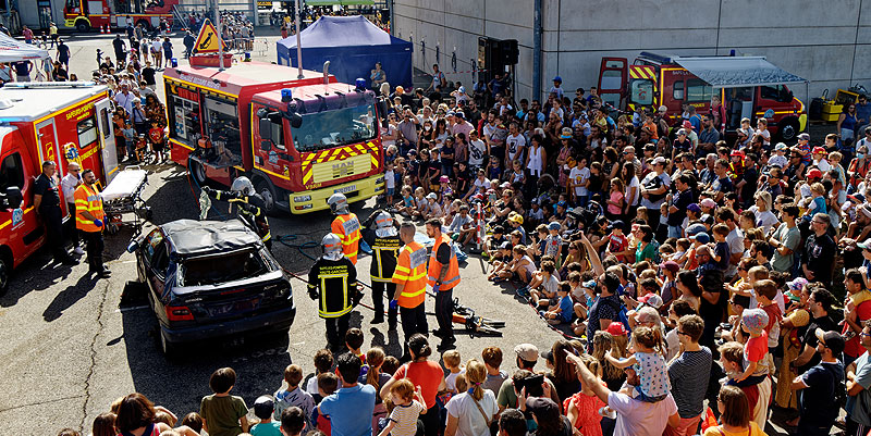 illustration de Les pompiers en congrès à Toulouse