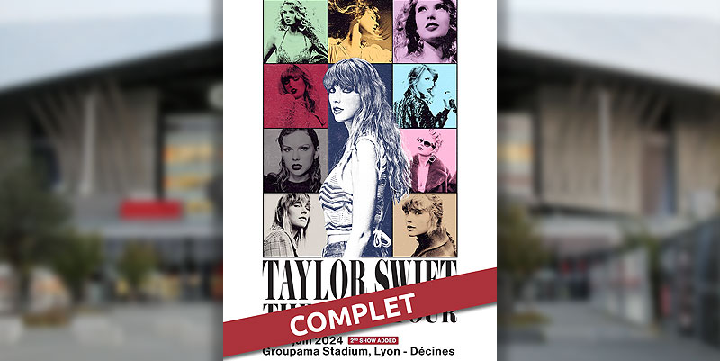 illustration de Taylor Swift The Eras Tour à Lyon dimanche 2 et lundi 3 juin