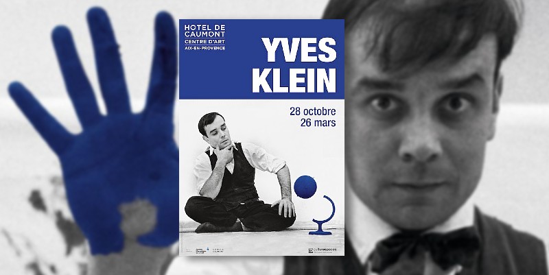 illustration de Yves Klein à Aix-en-Provence