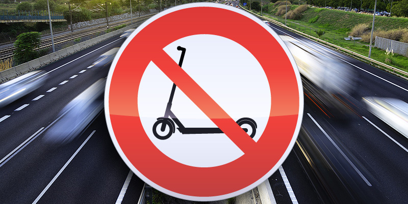illustration de Quels sont les véhicules interdits sur autoroute ?