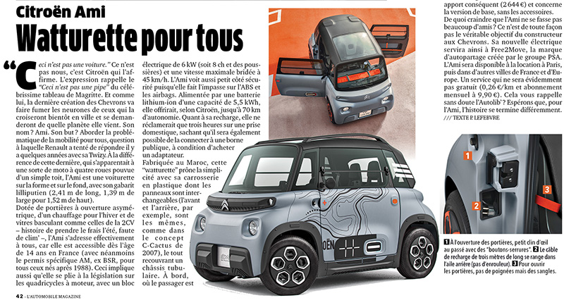 illustration de Citroën : une ''Ami'' qui vous veut du bien