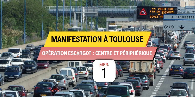 Routiers mobilisés à Toulouse : bouchons attendus entre le périphérique et le centre demain mercredi