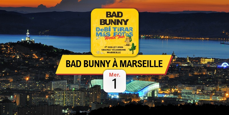 Bad Bunny au Vélodrome : bouchons redoutés sur A7 • A50 • A55 autour de Marseille mercredi