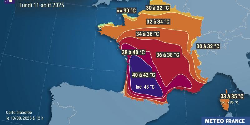 Vague de chaleur : la canicule continue et s'intensifie en France