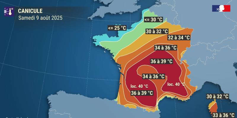 Vague de chaleur et trafic dense : 28 départements en vigilance orange canicule