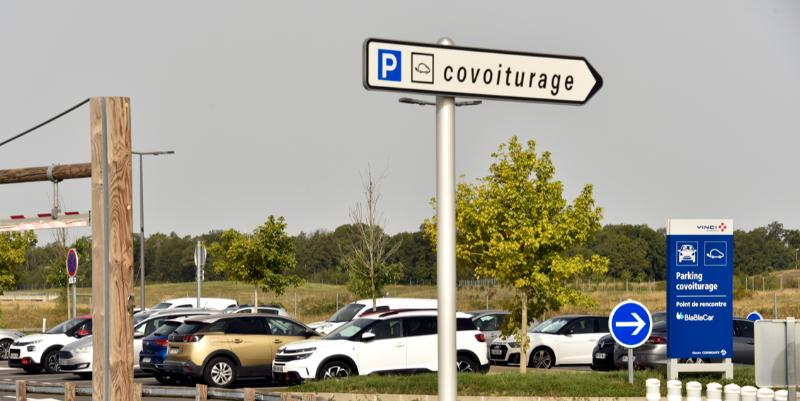 illustration de Covoiturage : 5000 places de parking à disposition