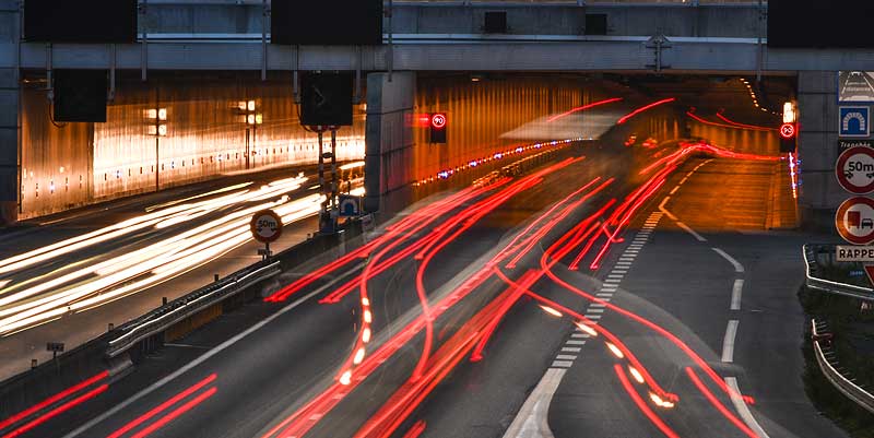 illustration de Angers Fermeture Bifurcation A11/A85