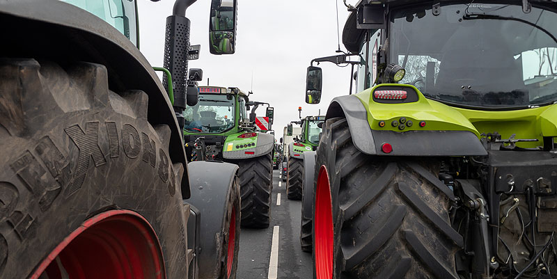 illustration de Manifestations des Agriculteurs : les blocages possibles vendredi 26 janvier