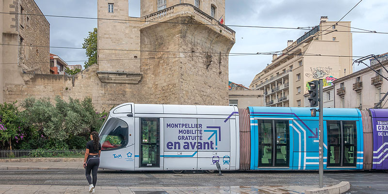 illustration de Transports gratuits à Montpellier : une augmentation de 23,7% de la fréquentation