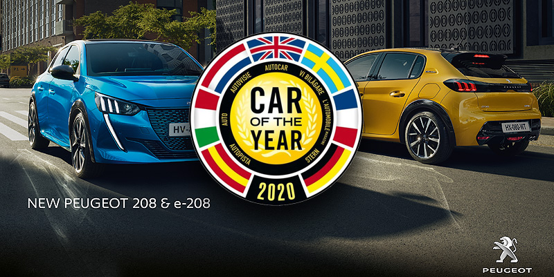illustration de Peugeot 208 : Voiture de l'Année 2020
