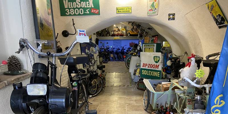 illustration de Le musée du Solex à Bargemon dans le Var