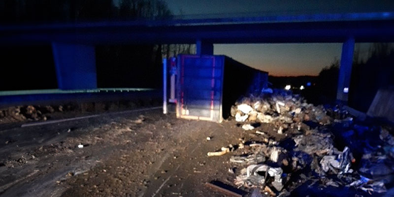 illustration de Accident de poids lourd à Mirambeau : A10 coupée en direction de Bordeaux