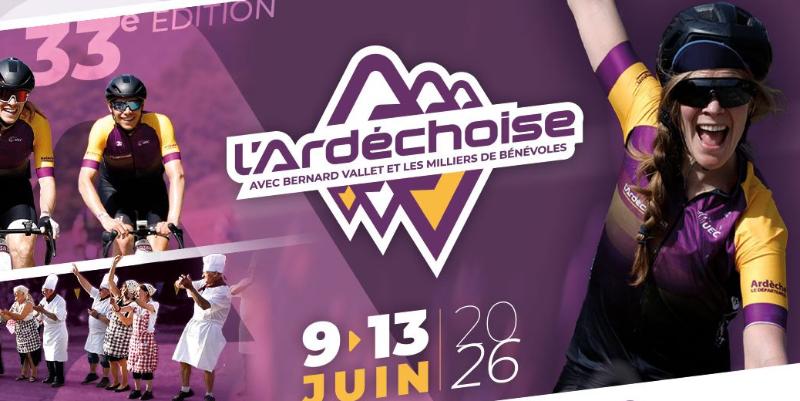 L’Ardéchoise rassemble 12 000 cyclistes amateurs sur les routes du département