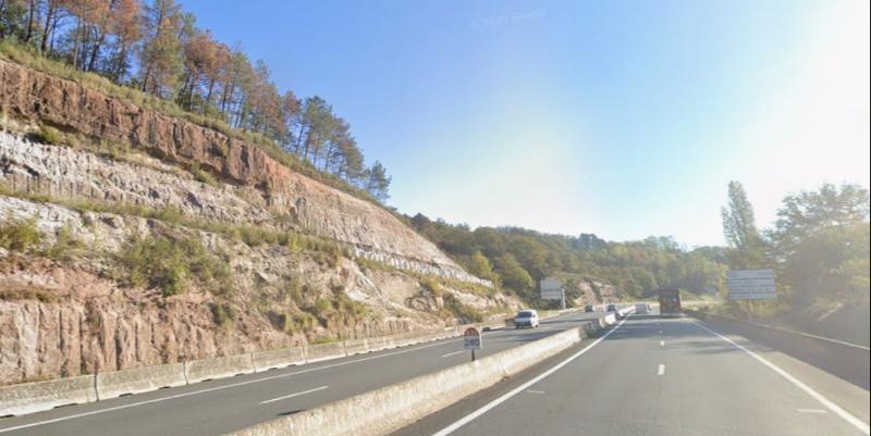 Travaux sur la falaise de Puyjarrige : trafic perturbé au sud de Brive sur l’A20 jusqu'à cet été