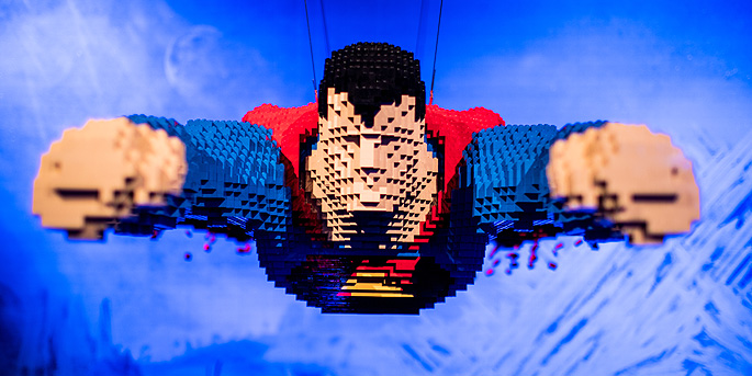 illustration de L'exposition LEGO des super-héros à Paris