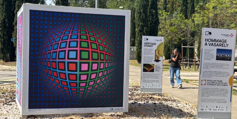 Victor Vasarely à l’honneur sur l’autoroute A8 : pause artistique sur l’aire de Rousset près d'Aix
