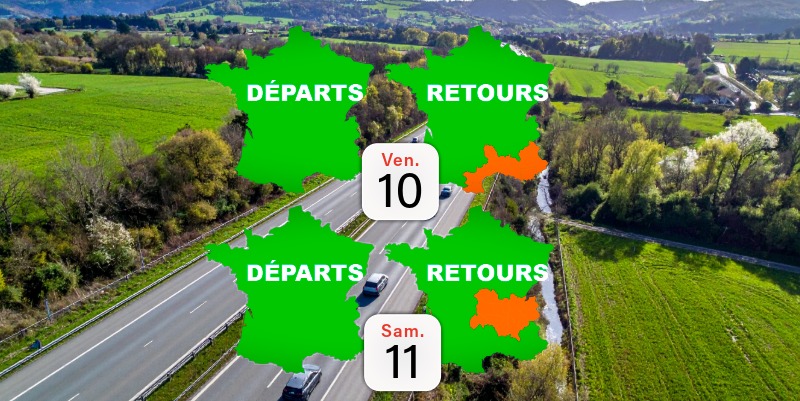 Trafic Orange en Méditerranée et en Rhône-Alpes : quels bouchons vendredi 10 et samedi 11 avril ?