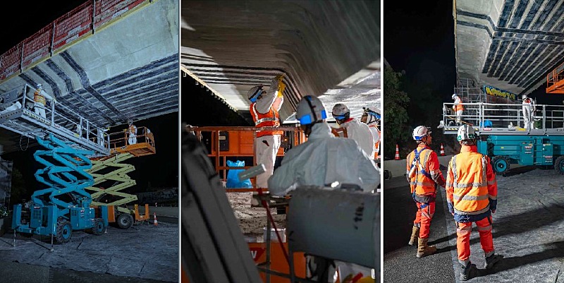 A8/A51 Travaux nocturnes : deux ponts rénovés près d’Aix-en-Provence jusqu’en avril 2026