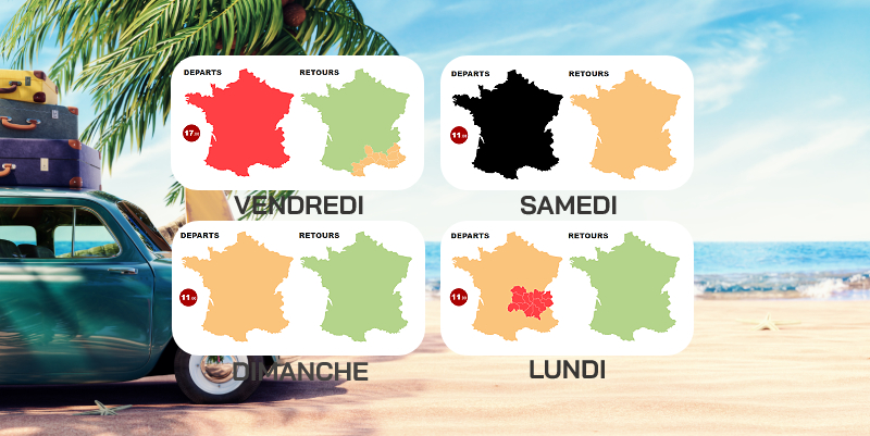 2e chassé-croisé de l'été : le noir est de sortie