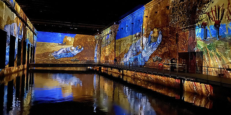 illustration de Bordeaux : deux expositions autour des maitres de la couleur aux Bassins des Lumières