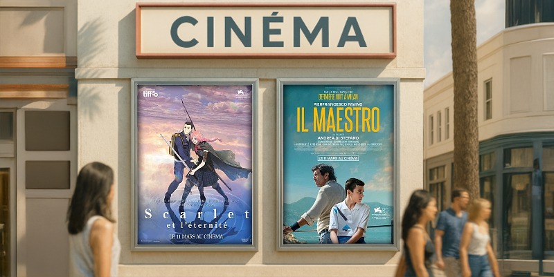 Au cinéma le 11 mars : Scarlet et l’Éternité et Il Maestro à l’affiche cette semaine