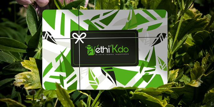 illustration de Ethi’Kdo, la carte cadeau solidaire