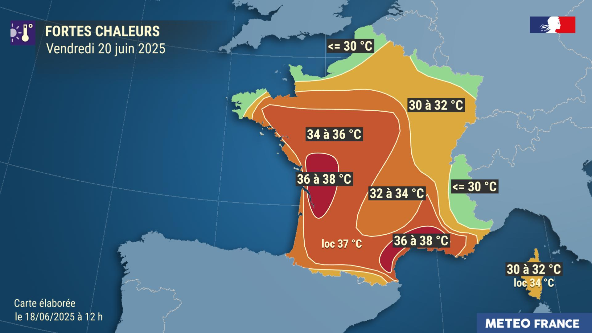 illustration de Canicule ce week-end : jusqu’à 39°C attendus, vigilance pour les conducteurs