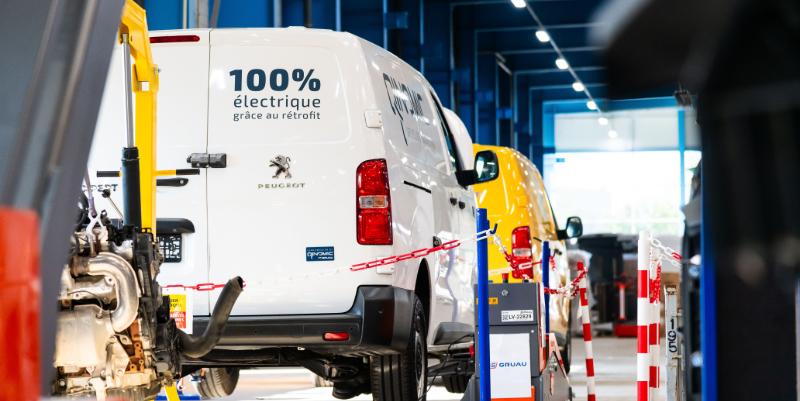 Rétrofit : une seconde vie 100 % électrique pour les véhicules professionnels