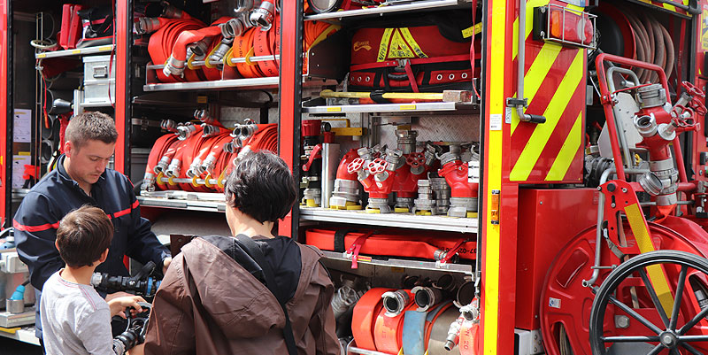 illustration de Les pompiers en congrès à Toulouse