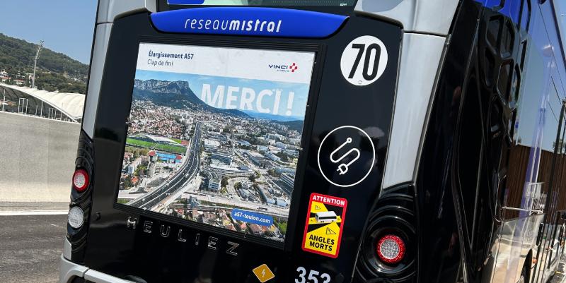 illustration de Toulon : clap de fin du chantier spectaculaire de l'élargissement de l'A57