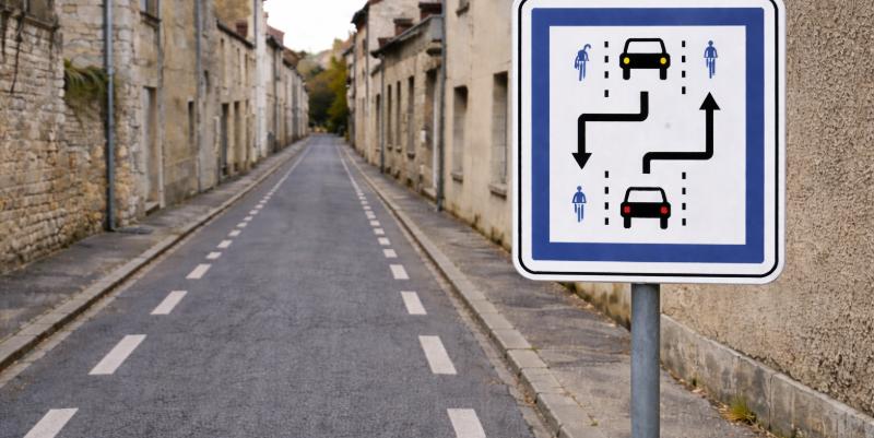 Chaussidou : voie centrale, partage de la route… quelles sont les règles ?