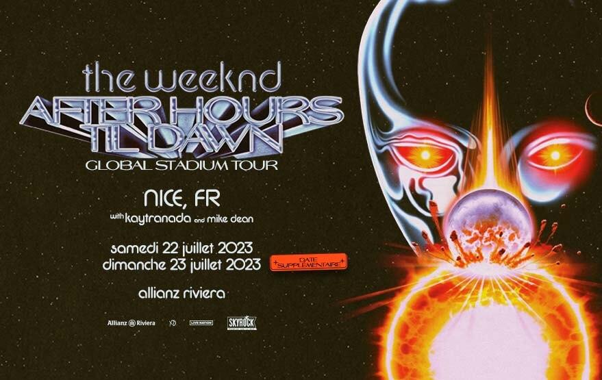 illustration de The Weeknd en concert à Nice à l’Allianz Riviera