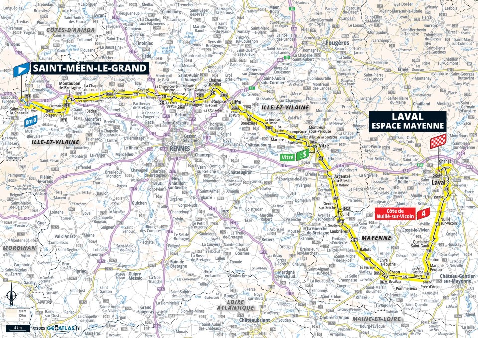Tour de France 2025 à Laval : circulation perturbée le samedi 12 juillet