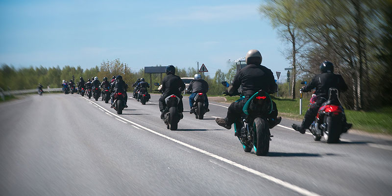 illustration de Manifestations de motards samedi