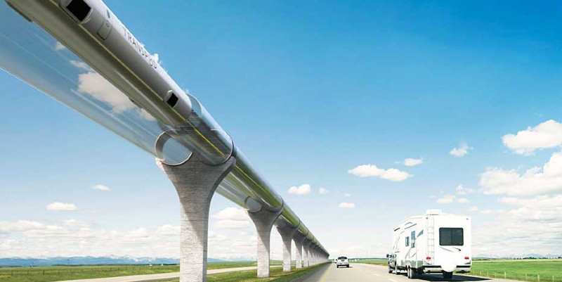 illustration de Hyperloop, le train du futur