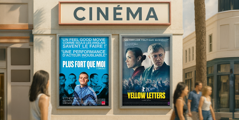 At the movies on 1st April: Stronger Than Me and Yellow Letters