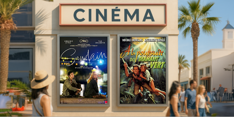 AU cinéma cet été : Soudain et À la Poursuite du Diamant Vert