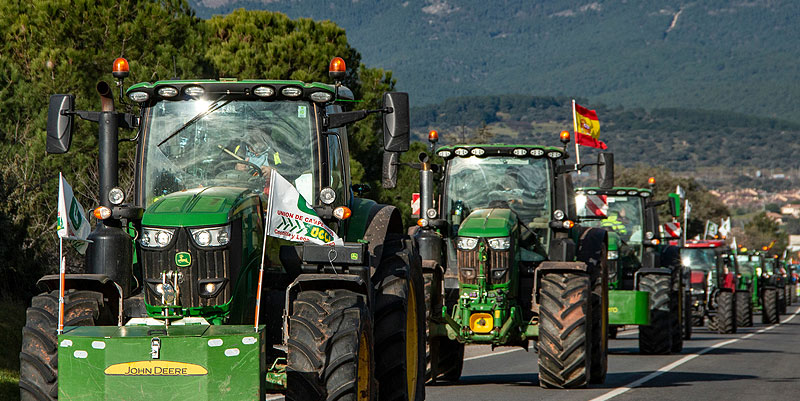 illustration de Manifestaciones en la frontera franco-española: dificultades previstas el lunes 3 de junio