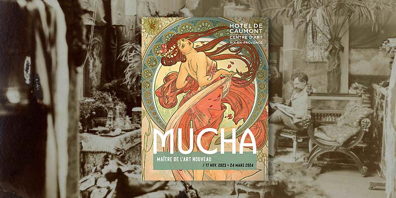 illustration de Mucha : le maître de l'Art Nouveau à Aix-en-Provence