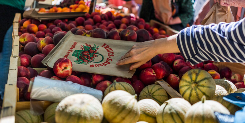 illustration de Le marché d’Uzès