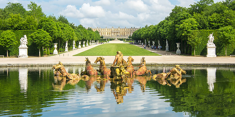 illustration de Le château de Versailles à l'heure Olympique