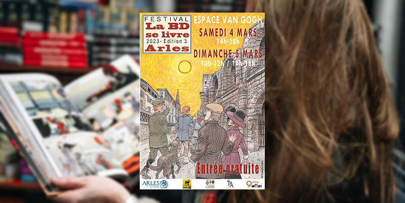 illustration de La BD se livre à Arles